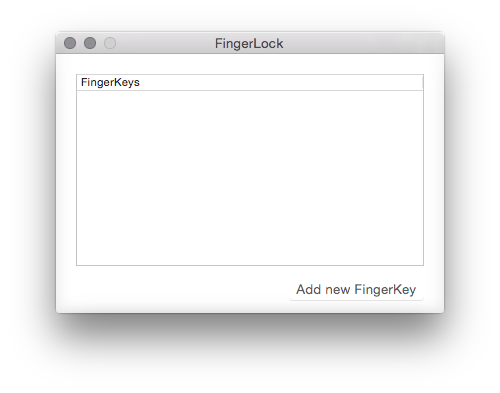 fingerlock
