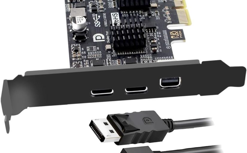 デスクトップPCに映像出力に対応したUSB-Cポートを増設した